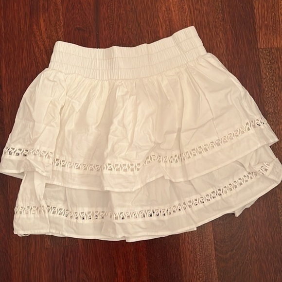 Vita Grace Valetta Tiered Mini Skirt White NEW SOLD OUT ONLINE - Picture 3 of 7